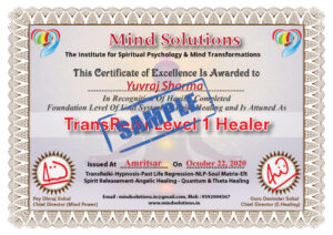 Transreiki-Level-1-Certificate-Sample